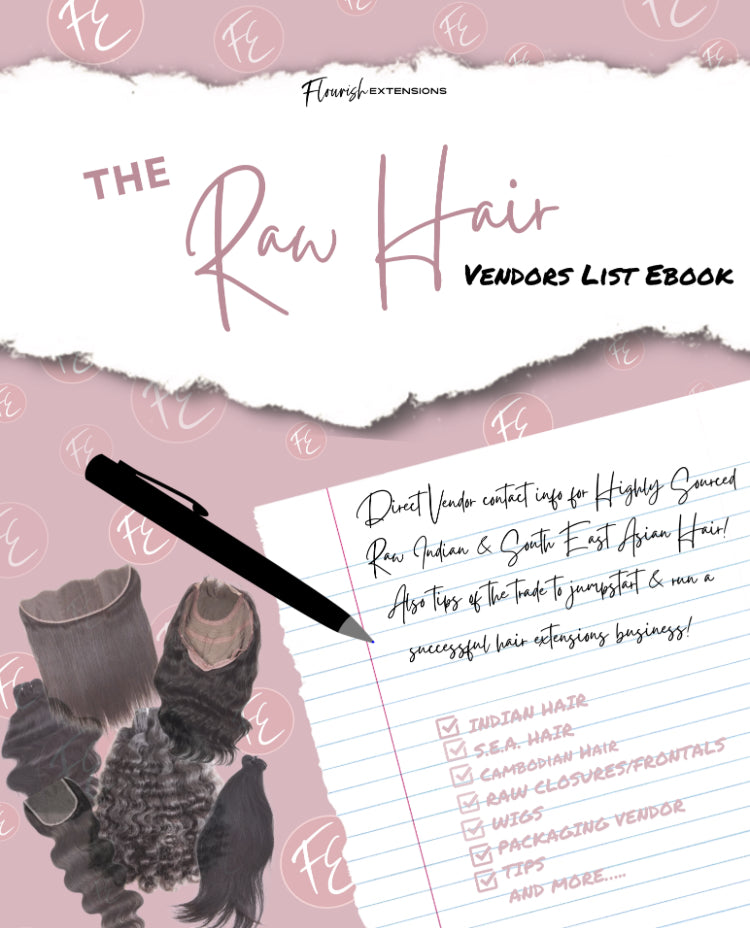 The Raw Hair Vendors List Ebook