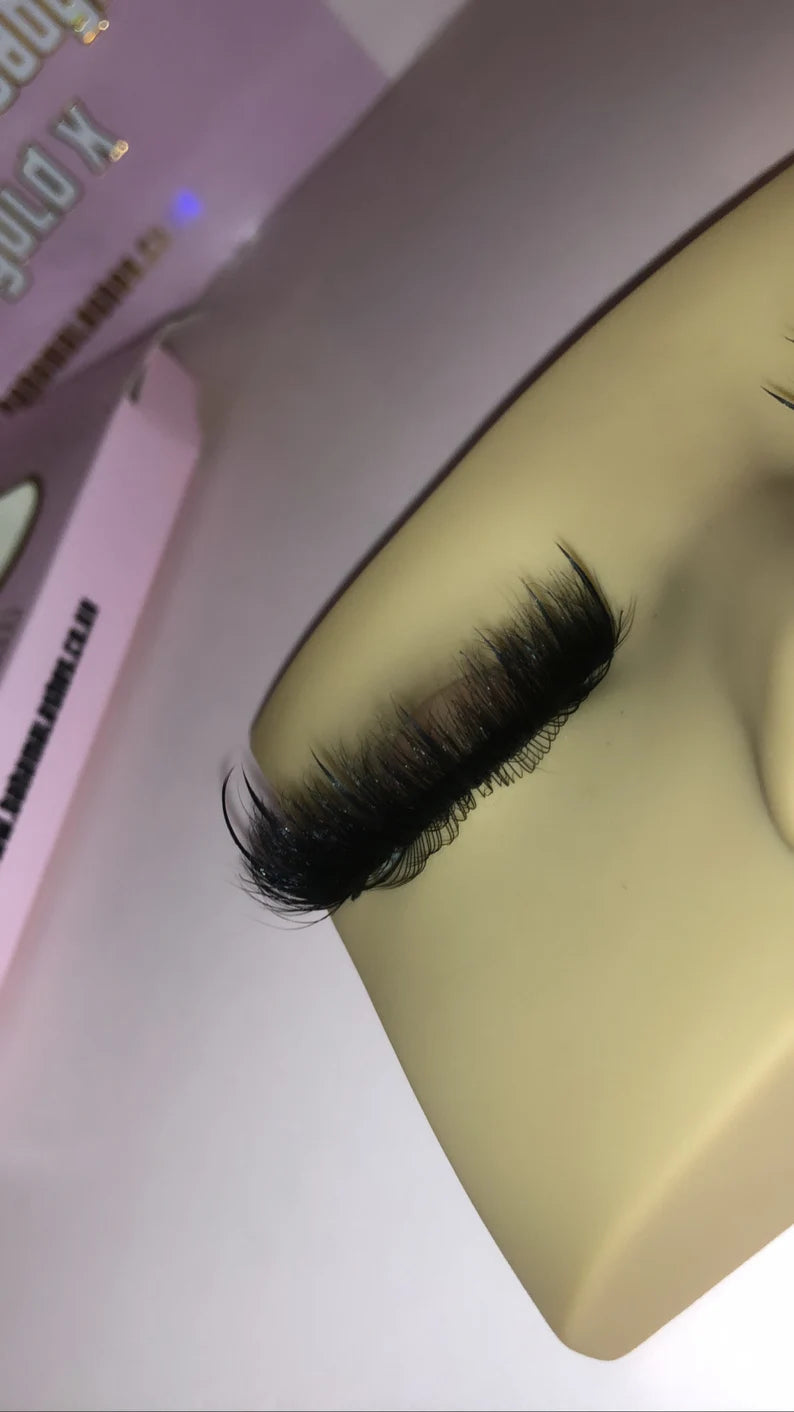 “Bad 2 The Bone” STRIP LASHES - Russian style strip lashes with SPIKES in the style 100% human hair